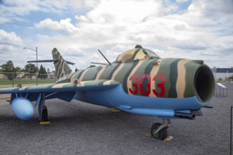 Pueblo, Colorado - A Russian MIG-17 at the Pueblo Weisbrod Aircraft Museum. The museum is located