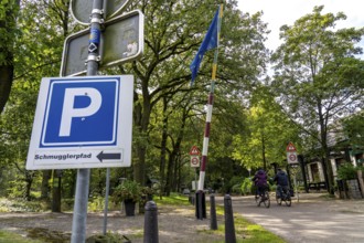 The so-called Green Border, at the former border crossing Grenzweg near Straelen-Kastanienburg and