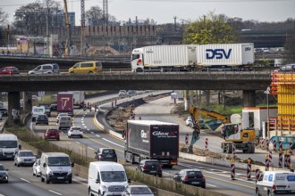 Duisburg-Kaiserberg motorway junction, complete reconstruction and new construction of the A3 and