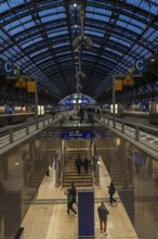 3-day strike by the railway union GDL, only very few local and long-distance trains run, empty