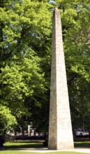 The obelisk in the centre of Queen Square, Bath, Somerset, England, UKerected by Beau Nash in 1738