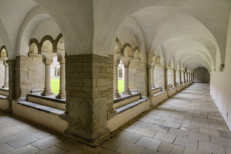 Monastery of our Lady, Cloister and patio, Magdeburg, Saxony Anhalt, Germany, Europe