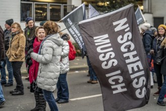 Demo by the group North Rhine-Westphalia Erwacht, a mixture of anti-vaccination activists, lateral