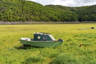 The Edersee, near Waldeck, the third largest reservoir in Germany, currently has only just under