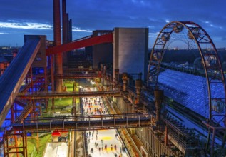 The ice rink at the Zollverein coking plant, Zollverein Coal Mine Industrial Complex World Heritage