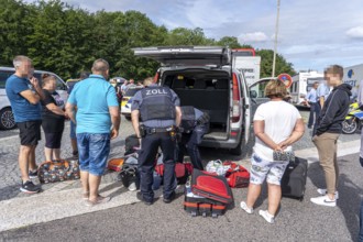 State-wide checks on tourist traffic on the motorways in North Rhine-Westphalia, by police and