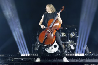 Eicca Toppinen from Apocalyptica live on Plays Metallica Vol.2 Tour 2024 at the Columbiahalle in