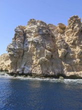 Rocks, dive site Ras Mohammed Jackfish Alley Reef, Red Sea, Egypt, Africa