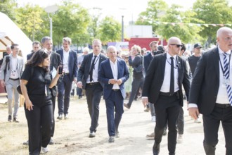 Olaf Scholz (Federal Chancellor, SPD) on a tour of the citizens' festival Celebrating democracy. /