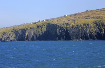 Scattered settlement on west coast Cape Clear Ireland, County Cork, Ireland, Irish Republic, Europe