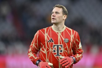 Goalkeeper Manuel Neuer FC Bayern Munich FCB (01) portrait Allianz Arena, Munich, Bavaria, Germany,