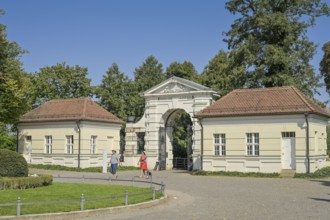 Portal to Köpenick Palace, Schlossinsel, Treptow-Köpenick, Berlin, Germany, Europe