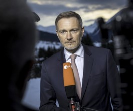 Christian Lindner (FDP), Federal Minister of Finance, photographed during his participation in the