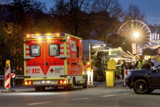 Ambulance, ambulance service, emergency doctor on duty, German Red Cross, on call at Kalter Markt