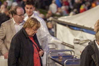 Angela Merkel, former Federal Chancellor (CDU) with the West-Eastern Divan Orchestra with conductor