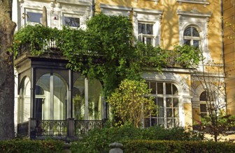 Europe, Germany, Hamburg, Rotherbaum, architecture, facade residential building, Gründerjahre,