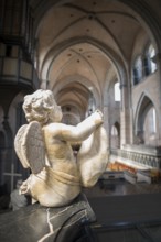 Interior view, Trier Cathedral, UNESCO World Heritage Site, Trier, Rhineland-Palatinate, Germany,