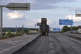 Construction work on the A 40 motorway, full closure until November 2024, Bochum, North