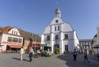 Town hall in the old town of Wolgast on 12/09/2016