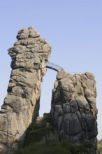 Externsteine, Teutoburg Forest, Horn-Bad Meinberg, North Rhine-Westphalia, Germany, Europe