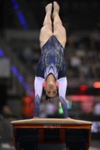 Tamara Brotfeld ISR vault, gymnastics, artistic gymnastics, gymnasts, woman, EnBW DTB-Pokal,