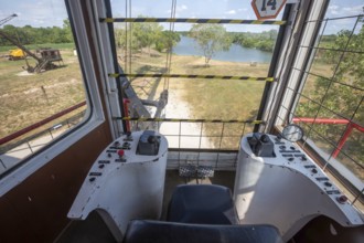 West Mineral, Kansas, The operator's cab in Big Brutus, the world's largest electric shovel. The