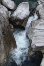 Rocks, rock formations, Verzasca River, near Lavertezzo, Verzasca Valley, Valle Verzasca, Canton