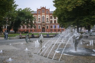 Rostock, Mecklenburg-Western Pomerania, Germany, University of Rostock, main building of the