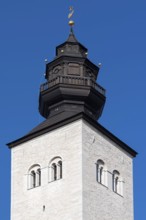 Tower, medieval cathedral, Visby Cathedral, St Mary's Church, former Hanseatic city of Visby,