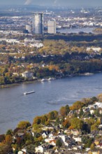 Bonn skyline on the Rhine, UNFCCC Secretariat of the Framework Convention on Climate Change, United