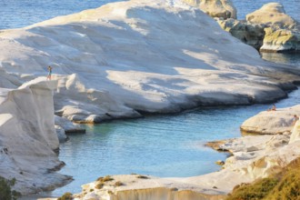 Sarakiniko beach, Sarakiniko, Milos Island, Greece, Europe