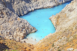 Seitan limania beach, Chania, Crete, Greek Islands, Greece, Europe