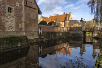 Burg Hülshoff, Havixbeck, Münsterland, North Rhine-Westphalia, Germany, Europe