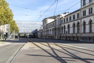 Station building and platform hall for the Chemnitz model, Chemnitz, Saxony, Germany, Europe