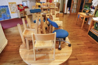 Closed daycare centre during the lockdown, Berlin, DEU, 24.01.2021