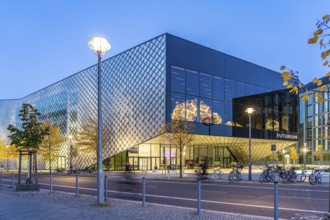 Museum for Questions of the Future Futurium at dusk, Berlin, Germany, Europe