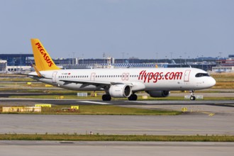 An Airbus A321neo aircraft of Pegasus Airlines with the registration TC-RDR at the airport in