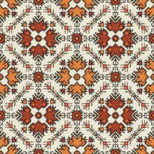 Traditional Bulgarian embroidery vector pattern