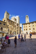 Gender towers in San Gimignano, Tuscany, Italy, Europe