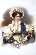 Sophie Countess Esterhazy, née Liechtenstein (1798-1869), Historical, digitally restored