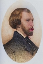 Alfred Louis Charles De Musset, 1810, 1857, French playwright, poet and novelist. From the book The