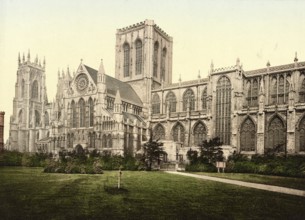 York Minster, Cathedral and Metropolitical Church of Saint Peter in York, is the largest medieval