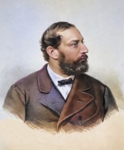 Friedrich Sueß (1833-1907), leather manufacturer, member of the Reichstag, Historical, digitally