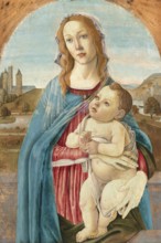 Virgin and Child (ca. 1485), Virgin and Child, Painting by Sandro Botticelli (1 March 1445, 1510),