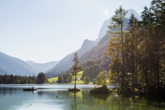 Hintersee, Ramsau, Berchtesgaden National Park, Berchtesgadener Land, Upper Bavaria, Bavaria,