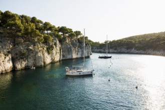 Calanque de Port Miou, Parc National des Calanques, Cassis, Bouches-du-Rhone, Provence-Alpes-Côte