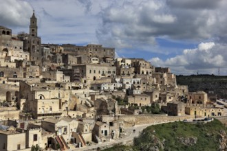 Old town, Sassi, Sassi di Matera cave settlements, UNESCO World Heritage Site, Matera, Basilicata,