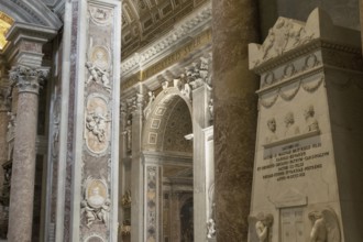 St Peter's Basilica, San Pietro in Vaticano, Basilica of St Peter in the Vatican, Rome, Italy,