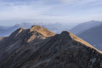 Summit cross on the Venet crossing, Ötztal Alps, Tyrol, Austria, Europe