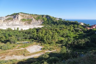 Uninhabited and isolated part of the Phlegraean Fields west of Naples. The area with high volcanic